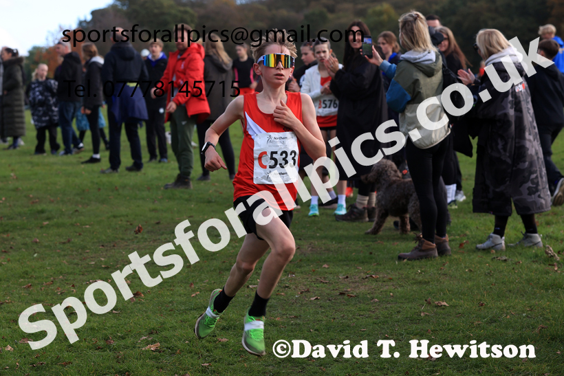 Boys Under-14s 2026 Northern Cross Country Relays, Graves Park, Sheffield. Photo: David T. Hewitson/Sports for All Pics